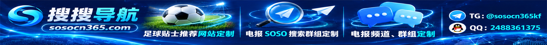 搜搜导航 · 足球贴士推荐网站与电报群组定制